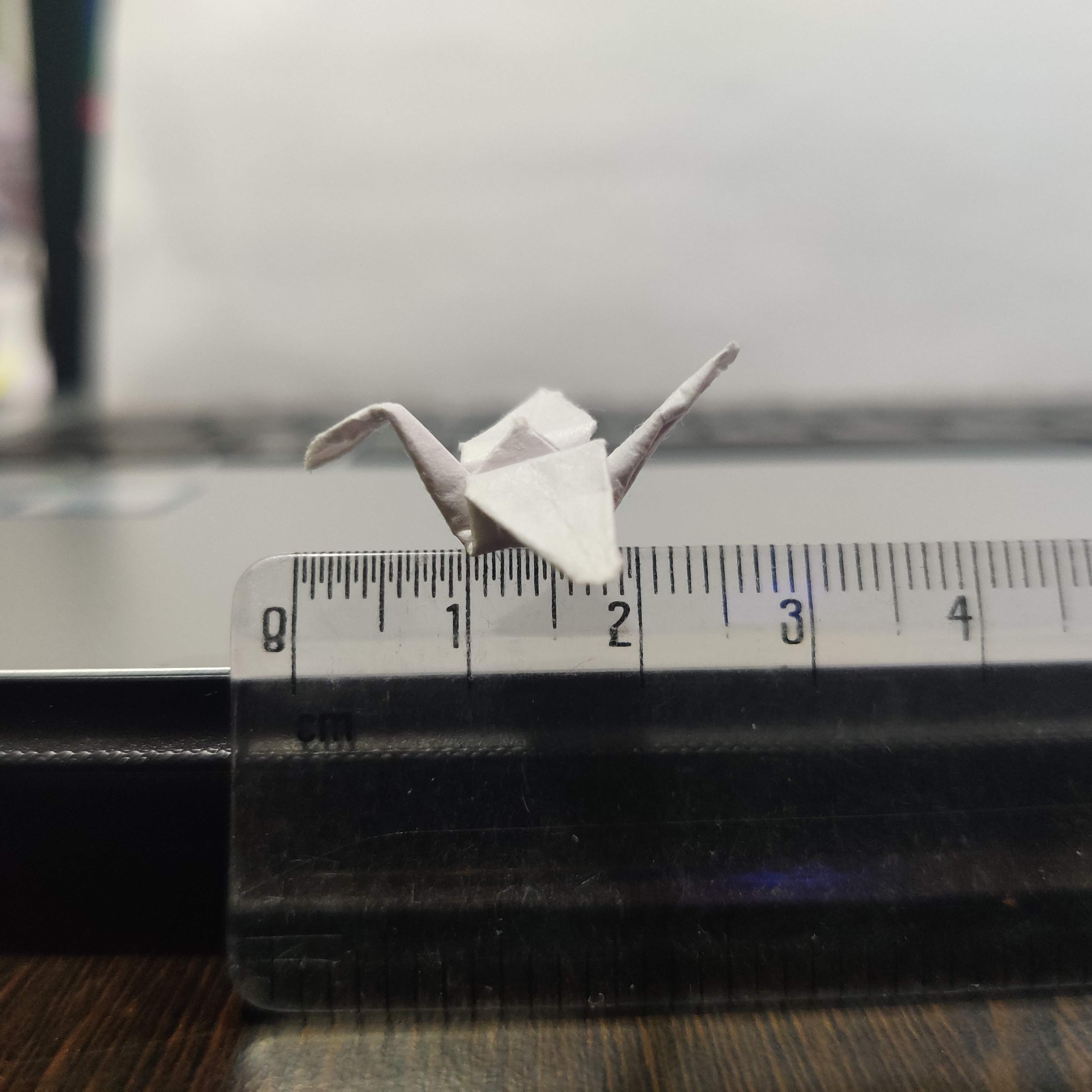Small origami crane